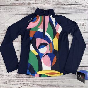 RLX Ralph Lauren Pullover Shirt Golf Girls size 6 New Multicolor